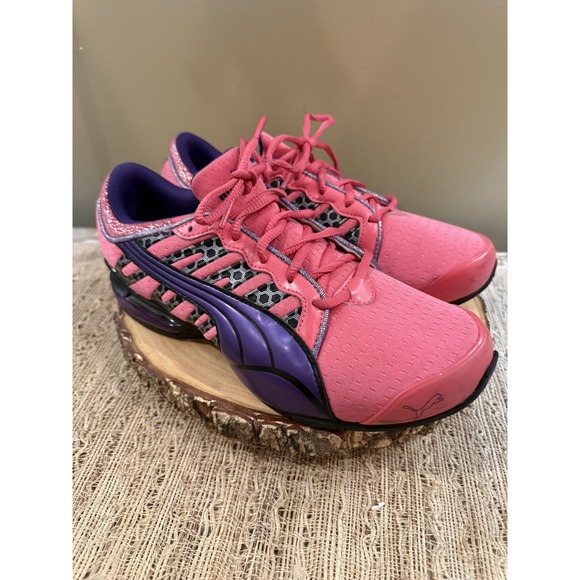 PUMA VOLTAIC‎ EVO PINK/PURPLE SNEAKERS WOMENS SIZE 7.5 - Picture 2 of 9